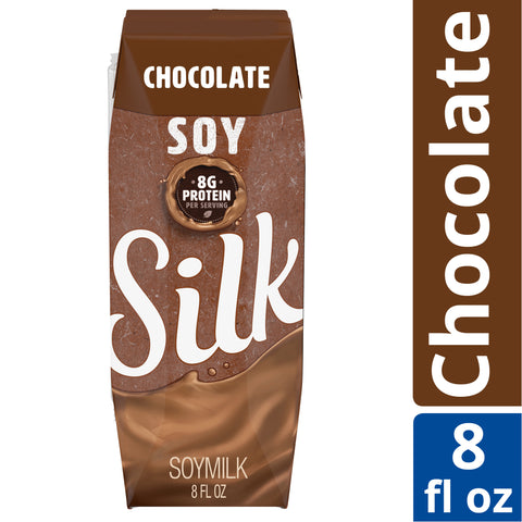 Silk Chocolate Soymilk, 8 Ounce -- 18 per case.
