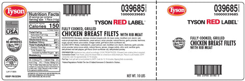 Chicken Breast Fillet Boneless Skinless Grilled