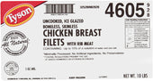 Chicken Breast Boneless Skinless Marinated 15% Iqf Rtc 5 Oz 4605-0928