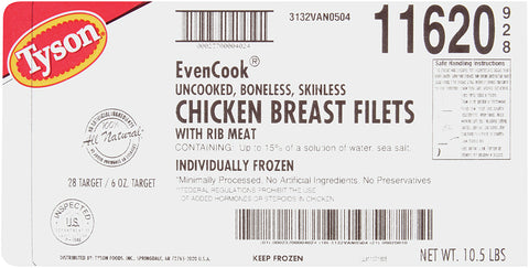 Tyson® CHICKEN BREAST EVENCOOK