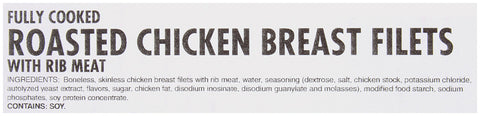 Chicken Breast Fillet Roasted Select Cut Unbreaded Fc 4 Oz 38353-0928