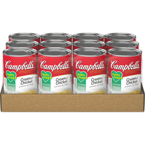 Campbells Healthy Request Cream Chicken Soup - 50 oz. can, 12 per case