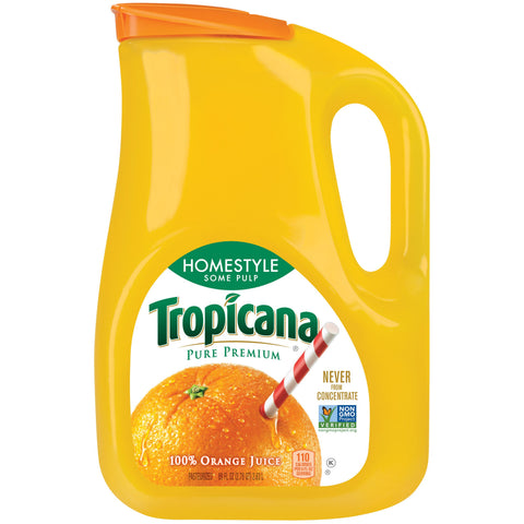 Tropicana JUICE ORANGE 100% PREMIUM HOMESTYLE REFRIGERATED