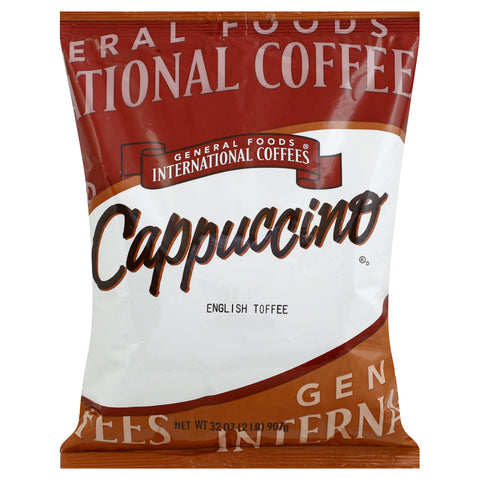 General Foods International Coffees (GFIC) CAPPUCCINO ENGLISH TOFFEE