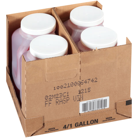 Dressing Kraft Free Raspberry Vinaigrette 4 Case 1 Gallon