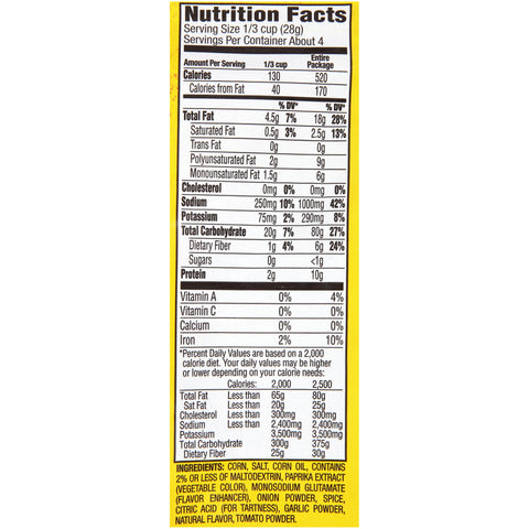Corn Nuts Chile Picante con Limon Crunchy Corn Kernels, 4 Ounce -- 12 per case