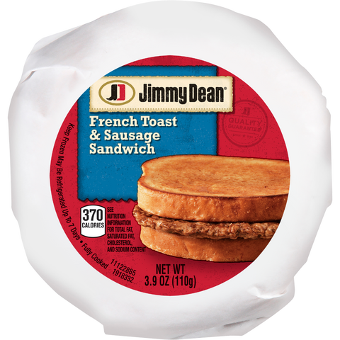 Sandwich French Toast & Sausage 3.6 Oz