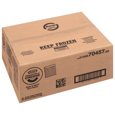 Macaroni & Cheese Pouch Frozen 10 Oz