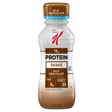 Kelloggs Special K Milk Chocolate Protein Liquid Shake, 10 Fluid Ounce -- 12 per case.