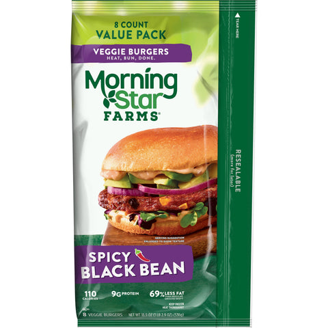 Burger Vegetarian Black Bean Spicy
