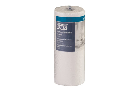 Towel Roll Perforated White 2-ply 11x9
