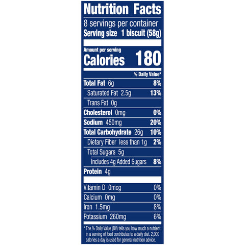 Pillsbury Grands Flaky Layers Unbaked Buttermilk Biscuit, 16.3 Ounce -- 12 per case.