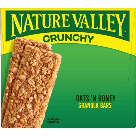 Nature Valley Crunchy Oat and Honey Granola Bar - 28 per pack -- 6 packs per case.