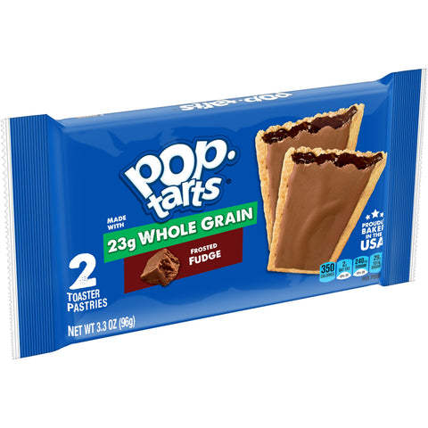 Kelloggs Pop Tarts Frosted Fudge Whole Grain Chocolate Toaster Pastry, 3.53 Ounce -- 72 per case.