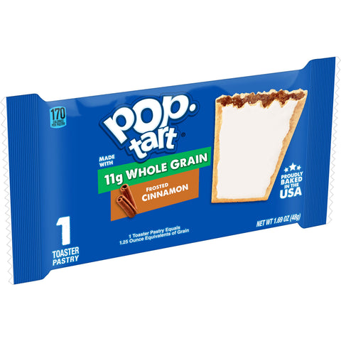 Pop Tarts Whole Grain Frosted Brown Sugar Cinnamon Toaster Pastry, 1.69 Ounce -- 120 per case