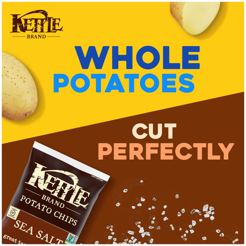 Kettle Lightly Salted Potato Chips - 2 oz. bag, 24 per case