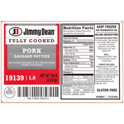 Sausage Patty Fc 1 Oz