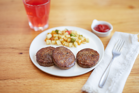 Sausage Patty Whole Hog Stuffed/sliced Mild 2.875” 2.0 Oz