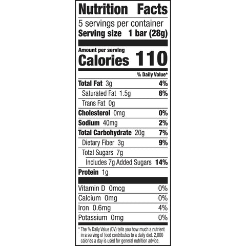 Annie's® GRANOLA BAR CHEWY DOUBLE CHOCOLATE CHIP GLUTEN FREE