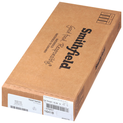 Farmland Gold Medal Canadian Boneless Center Cut Pork Loin Back, 7.35 Pound -- 2 per case.