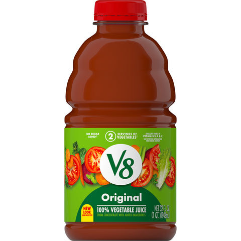 V8® JUICE VEGETABLE 100% PLASTIC BOTTLE