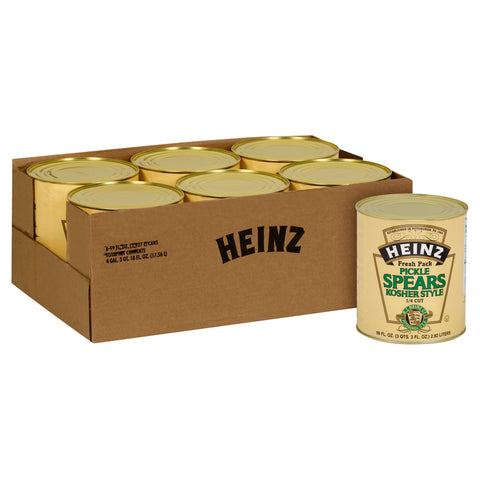 Heinz Dill Spear Pickles 74 Ct K 6-10 Cn Available Only East Of The Mississippi
