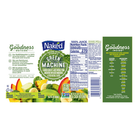 Naked Juice BEVERAGE JUICE GREEN MACHINE
