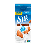 Silk All Natural Vanilla Pure Almond Milk, 64 Ounce -- 6 per case.