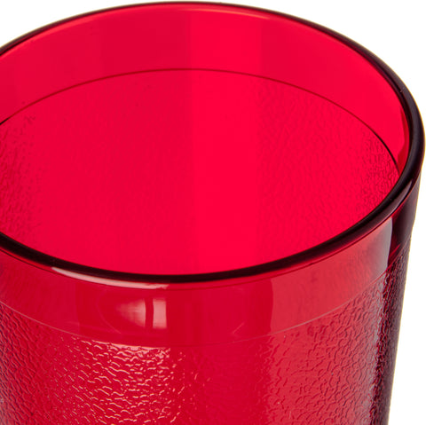 Carlisle TUMBLER PLASTIC SAN PLASTIC RED 12 OZ