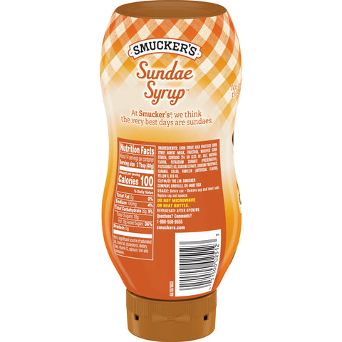 Topping Syrup Sundae Caramel Squeeze Bottle