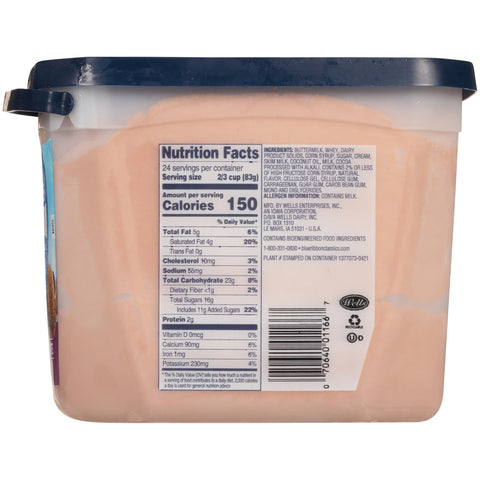 Blue Bunny ICE CREAM CHOCOLATE REDUCED FAT