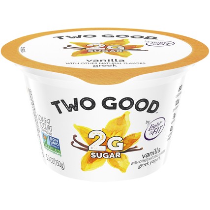 Two Good Vanilla Greek Yogurt, 5.3 Ounce -- 12 per case