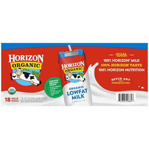 Horizon Organic MILK LOW FAT ORGANIC
