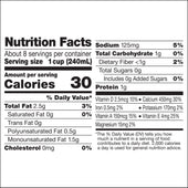 Milk Pure Almond Unsweetened Esl