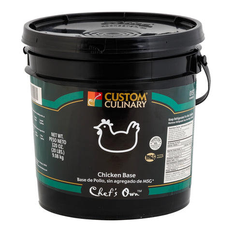 Chefs Own No Msg Chicken Base, 20 Pound