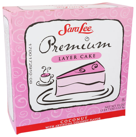 Cake Layer Coconut Premium Un-cut Round 9