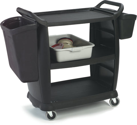 Cart Small Bussing & Transport Black 18x36.25x38 300 Lb Capacity