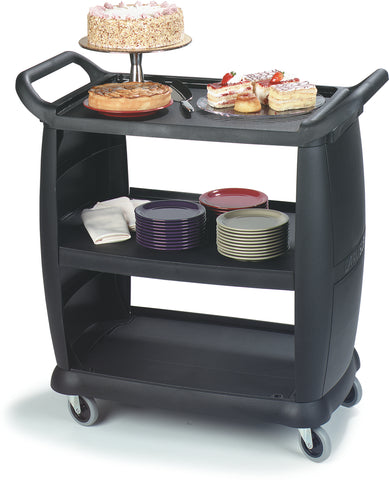Cart Small Bussing & Transport Black 18x36.25x38 300 Lb Capacity