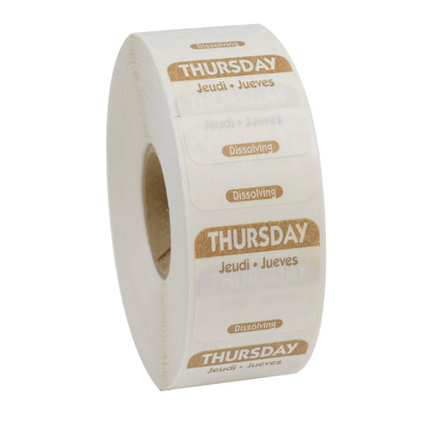 National Checking LABEL THURSDDAY 1X1 TRILINGUAL