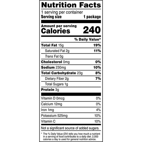 Chip Potato Ridged Regular Large Single Serve