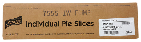 Sara Lee Frozen PIE PUMPKIN SLICED IW