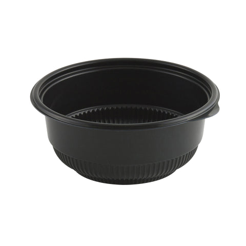 Bowl Polypropylene Microwavable Black M5820b 16 Oz