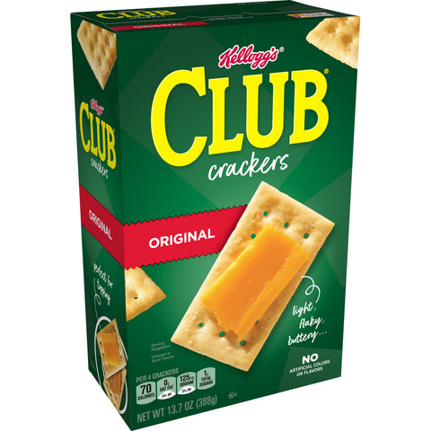 Keebler Club Original Cracker, 13.7 Ounce -- 12 per case.