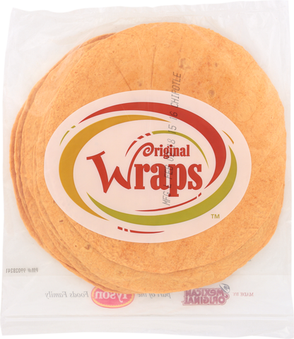 Mexican Original Wraps Chipotle Tortilla, 44 Ounce -- 6 per case.
