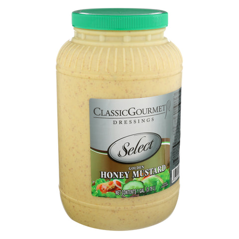 Ventura Foods Classic Gourmet Select Golden Honey Mustard Salad Dressing, 1 Gallon -- 4 per case.