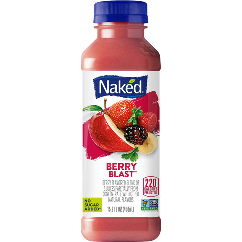 Smoothie Blast Berry No-sugar-added Non-dairy Plastic Bottle Ref 100% Juic