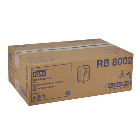 Towel Hardwound Roll Towel White 7.85x800