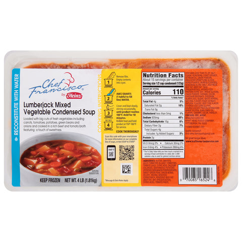 Soup Lumberjack Mixed Vegetable (w) 165240/78001225