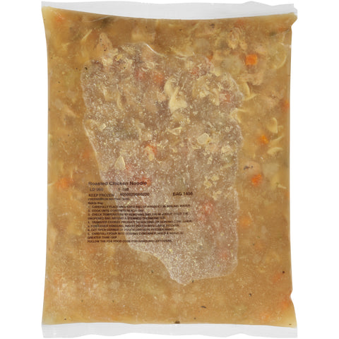 Chef Francisco Roasted Chicken Noodle Soup Bag, 4 Pound -- 4 per case