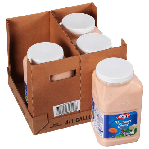 Kraft Dressing Thousand Island Pourable, 1 Gallon -- 4 Case